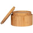 Chefalu Round Storage Box - Set of 2 - Bamboo - Natural
