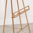 Contemporary Style Metal Easel - Gold