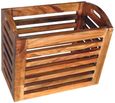 Cube Solid Sheesham Wood Basket
