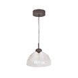 Fovant Glass Pendant Light Large Antique Bronze