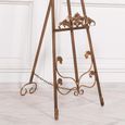 French Style Metal Easel - Antiqued Gold
