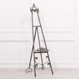 French Style Metal Easel - Antiqued Silver