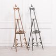 French Style Metal Easel - Antiqued Silver