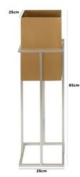 Plant Stand - Gold and Silver