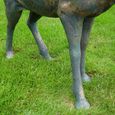 Grey Outdoor Stag Statue - Resin
