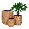 Hanoi Planter - Natural - Waterhyacinth - Set of 3