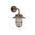 Hanwell Wall Light Antique Brass