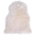 Throw - 50cm - Faux Lambskin - Ivory