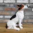 Jack Russell Sitting Dog Ornament - Set of 2 - Resin