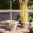 Kalak Kubu Rattan Basket - Set of 2 - Natural