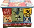 Kufri Hand Painted Vintage Ad Storage Trunk