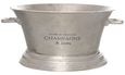 Large Antique Pewter Champagne Cooler