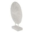 Orbis Sculpture - White Textured - On Stand