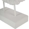 Orbis Sculpture - White Textured - On Stand