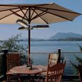 Black Vulcan Parasol Electric Patio Heater - 2000w - Vulcan
