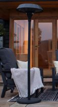 Helio Freestanding Electric Patio Heater - 2100w - Charcoal
