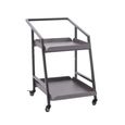 Grey Aluminium Garden Trolley - 2 Tier