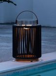 Luna Garden Light - Small - Solar - Charcoal Aluminium