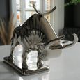 Bull Bottle Holder with Base - Set of 2
