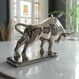 Bull Bottle Holder with Base - Set of 2