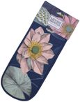 Bloom Double Oven Glove - Blue and Pink - Cotton - Set of 6
