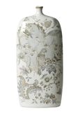 Ellie Vase - Light Blue and White - Large