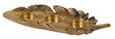 Feather T-Light Holder - Gold - Set of 4