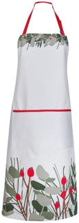 Christmas Craft Apron - White Linen
