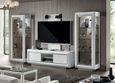 Elite Wall TV Panel - with Glass Shelf - Bianco Antico