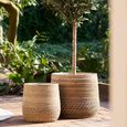 Moro Kubu Rattan Basket - Set of 2 - Natural