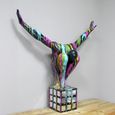 Multi-Colour Man Statue - Resin