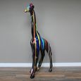 Garden Giraffe Statue - Multi-Coloured - Large - Resin