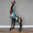 Giraffe Statue - Small - Multi-Coloured - Resin
