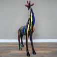 Giraffe Statue - Small - Multi-Coloured - Resin