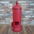 Mail Box - Red Resin - North Pole - Resin