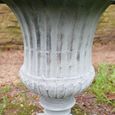 Garden Urn - Off Cream - Metal