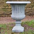 Garden Urn - Off Cream - Metal