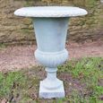 Garden Urn - Off Cream - Large - Metal