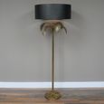 Palm Tree Standing Lamp - Large - with Black Shade