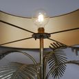 Palm Tree Standing Lamp - Large - with Black Shade