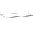 Orange Plus Compartment Shelf - 90cm Width