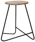 Ravi Mango Wood Round Stool 38cm x 51