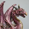 Red Resin Dragon Statue