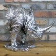 Rhino Head Statue - Set of 2 - Resin