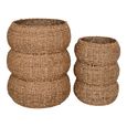 Sarbas Basket - Set of 2 - Seagrass - Natural