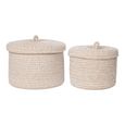 Sebal Basket - Set of 2 - Cotton - Beige