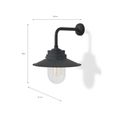 Semington Wall Light Carbon Steel
