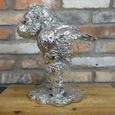 Silver Gorilla Statue - Set of 2