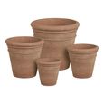 Sutton Decoration Pot - Brown Terracotta - Set of 4