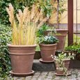 Sutton Decoration Pot - Brown Terracotta - Set of 4